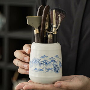 茶道具 汝窯 青山 茶道六君子セット 陶器製 高級感 自宅用 おうち時間 中国茶 功夫茶具 本格 茶挟み 茶針 茶匙 茶壺ブラシ 茶器 フルセット アクセサリー(x2)