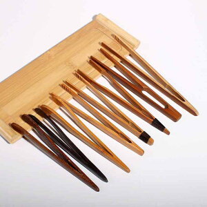 茶挟 竹製 巻き付け加工 滑り止め 持ちやすい 本格的な茶道 功夫茶具用 お茶用品 和風 日式 ナチュラルカラー 衛生的な天然素材アクセサリー(x2)