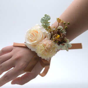 コサージュ メンズ レディース 新郎 新婦 父親 ブートニア リストコサージュ 造花 ウェディング 結婚式 ナチュラル 披露宴 パーティー フォーマル
