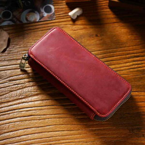 筆箱 男女兼用 本革 牛革 クレイジーホースレザー ファスナー付き スクエア型 万年筆対応 おしゃれ 大容量 高級感 ビジネス オフィス 通勤 通学 新生活 ギフト プレゼント