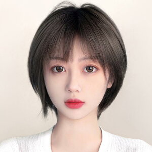 ウィッグ レディース 女性用 人毛100% フルウィッグ ショート ボブ 鎖骨ヘア 小顔効果 自然な質感 パーマ カラー対応 医療用にも最適