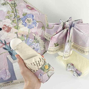 晴雨兼用傘 レディース 完全遮光 紫外線対策 UVカット UPF50+ 自動開閉 8本骨 油絵風 アートデザイン 薔薇 花柄 レトロ調 英国風 黒コーティング ポンジー生地