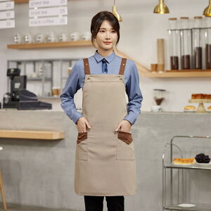 エプロン 男性用 吸汗速乾 キャンバス 綿混紡 飲食店 カフェ レストラン ホールスタッフ 制服 腰巻き ギャルソンエプロン 作業用 春夏 多色展開 フリーサイズ