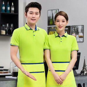 Tシャツ 男女兼用 吸汗速乾 半袖 夏 飲食店 ホテル レストラン ファミレス 居酒屋 作業服 ユニフォーム ポリエステル綿混