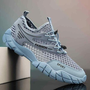 スポーツサンダル メンズ 春夏 通気性 メッシュ 厚底 軽量 水陸両用 ウォーターシューズ アウトドア ビーチ 川遊び レジャー 滑り止め クッション性 オープントゥ