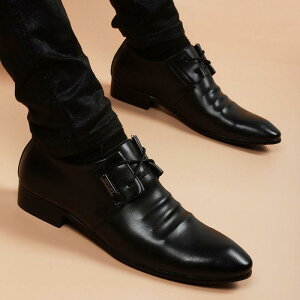 ビジネスシューズ メンズ 通気性 蒸れない ソフトレザー ポインテッドトゥ ラバーソール 韓国風 フォーマル 通勤 オフィス カジュアル 革靴 黒
