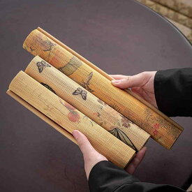 茶席 新中華風 竹製 高級感 禅意 長尺 防水 断熱 テーブルマット 茶台マット テーブルランナー 茶道具 敷物 インテリア おしゃれ 和モダン リビング ダイニング おもてなし