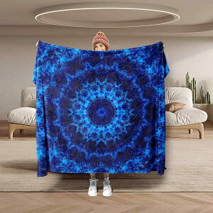 毛布 フランネル カラフル 花柄 プリント オールシーズン ソファカバー ひざ掛け 昼寝用 軽量 ポリエステル製 エアコン対策ブランケット モダン シンプル(x2)