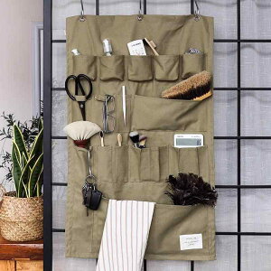 ウォールポケット 厚手 帆布 大容量 14ポケット 壁掛け ドア掛け 収納 ポケット 小物 雑貨 衣類 下着 タオル 雑誌 文房具 リモコン リビング 玄関 寝室 クローゼット 整理 整頓 北欧風 ナチュ