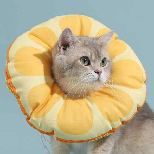 エリザベスカラー 猫 犬兼用 子猫 術後保護 傷舐め防止 噛みつき防止 去勢避妊 介護 ソフト 軽量 防水 柔らかい素材 S M L 調節可能 かわいい キャラクターデザイン オールシーズン ペット用