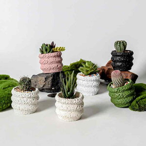 植木鉢 通気性 耐久性 耐腐食性 セメント ミニ 北欧 モダン シンプル おしゃれ モランディカラー 卓上 リビング 玄関 観葉植物 多肉植物 ポット 底穴なし