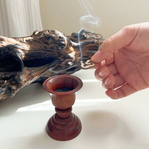 香炉 薫香炉 家庭用 インテリア 置物 木製 黄銅製 中式 工芸品 香立て アロマ 癒し 宋代デザイン 古風 瞑想