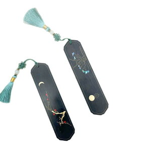 ブックマーク 紫光檀木製 高級感 中国風 伝統的 オリエンタル 文創デザイン タッセル付き ギフト 贈り物 プレゼント 読書グッズ