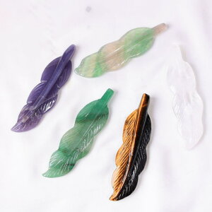 インテリアオブジェ 天然クリスタル 多種天然石 フェザー 天然石研磨 半貴石 パワーストーン ヒーリング 開運グッズ 風水 飾り 置物 玄関 リビング