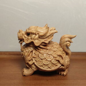 置物 崖柏 木彫り 龍亀 玄武 亀 金運 招財 開運 風水 縁起物 車載 デスクトップ 卓上 玄関 リビング インテリア 飾り コレクション 鑑賞用 精密細工 中華風