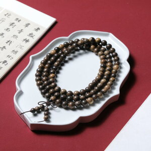 数珠 メンズ レディース 香り長持ち インドネシア ダラガン産 沈香木 多重巻き ブレスレット 腕輪念珠 宗教用 エスニック