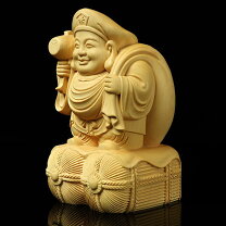 楽天市場】大黒天 置物（素材（インテリア）木）の通販