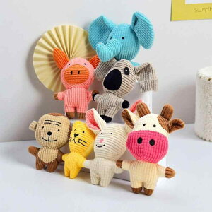 ペット おもちゃ 猫 犬用 丈夫 デンタルケア 噛み応え抜群 鳴き笛入り もこもこ ぬいぐるみ かわいい アニマル 多種類 ストレス解消