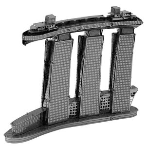 立体パズル マリーナベイサンズ ホテル 3D メタル製 組立キット 精密模型 DIY 手作り 知育玩具 大人向け 脳トレ インテリア ディスプレイ コレクション