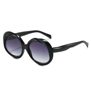 サングラス メンズ レディース UVカット UV400 オーバルフレーム 欧米風 個性的 おしゃれ シンプル 小顔効果 カラーレンズ ドライブ レジャー 旅行 アウトドア ファッション 通勤 PC素材 普段使