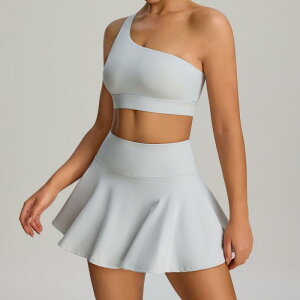 フィットネスウェア レディース ポケット付き 高伸縮 ストレッチ 吸汗速乾 ヨガウェア セットアップ テニススカート 欧米風 着回し アウトドア ゴルフ ランニング トレーニング