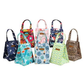 弁当袋 アルミホイル 保温保冷 ランチバッグ 通勤 通学 アウトドア レジャー 布製 モダン シンプル 大容量 お弁当箱入れ 多色展開 ヒョウ柄あり