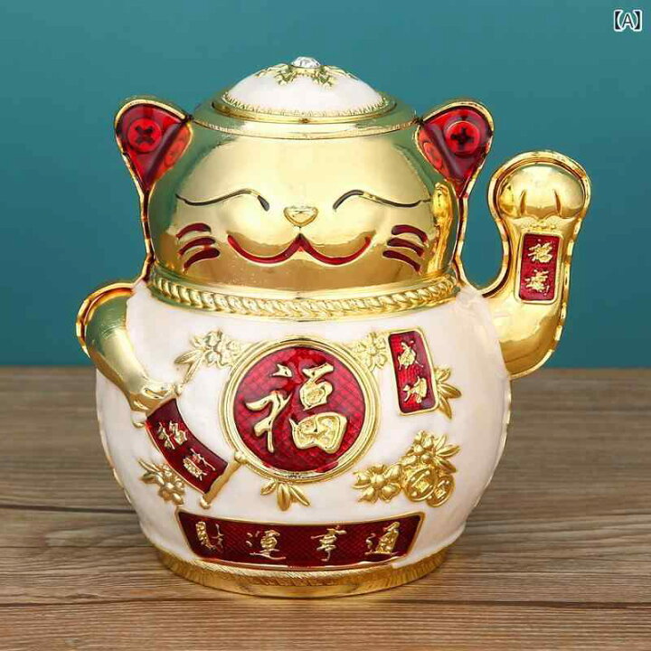 楽天市場】つまようじ入れ 招き猫 プッシュ式 自動 卓上ディスペンサー 