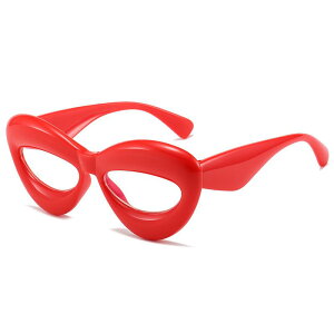 伊達メガネ 男女兼用 ブルーライトカット PC素材 欧米トレンド インフルエンサー 通勤用 小顔効果 異形フレーム シンプル エレガント おしゃれ ファッション小物 多色展開