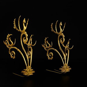 かんざし レディース 漢服 和装 古風 宮廷風 純銅製 電気メッキ加工 金メッキ 朱雀モチーフ 髪飾り ヘアアクセサリー ヘッドドレス 女性用 和装小物