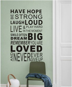 �E�H�[���X�e�b�J�[ ���蔲�� �p�� have hope ��܂����� �������Ȑ��������f�U�C�� PVC�� �h�� �h�� ���_�� �V���v�� �C���e���A �Q�� ���r���O ���� �_�C�j���O ���� �X�ܗp �E�H�[���f�R��
