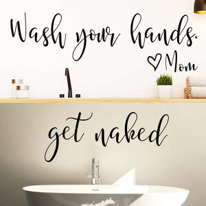 EH[XebJ[ wash your hands get naked pꃁbZ[W h h PVC k   gC ʏ oX[ rO  Q Xܗp ǎV[ CeAfR[V