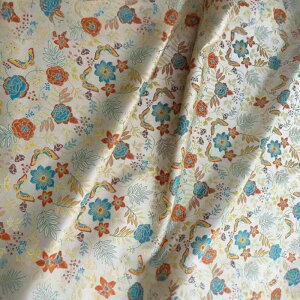 生地 ニューチャイニーズスタイル 古風 漢服 唐装 花柄 ジャカード織り サテン 先染め 礼服用 フォーマル ドレス バッグ 鞄 装飾 ハンドメイド クッション カーテン ポリエステル