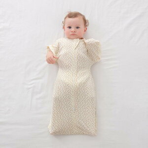 スリーパー ベビー 新生児 モダール素材 接触冷感 薄手 通気性抜群 春夏秋 夜泣き対策 びくつき防止 安眠 おくるみ モロー反射対応 2WAYスリーブ 袖取り外し 乳幼児 赤ちゃん 男の子 女の子 0