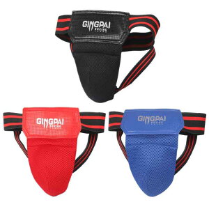 股間プロテクター メンズ 男性用 大人 レディース 女性用 子供 キッズ 散打 キックボクシング 格闘技 インナー 防具 サポーター PU素材 フィットネス トレーニング レッド ブルー ブラック