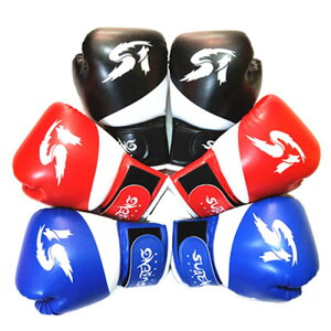 ボクシンググローブ キッズ 子供用 MMA 総合格闘技 散打 スポンジ内蔵 衝撃吸収 クッション性 サンドバッグ ミット打ち 格闘技 武術 練習用 PUレザー 赤 青 黄