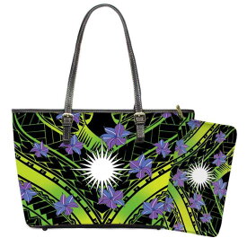 トートバッグ レディース 2点セット ポリネシアン 民族風 総柄 印花 ショルダーバッグ ハンドバッグ 長財布 クラッチウォレット PUレザー A4収納 通勤 通学 ファスナー開閉 多機能 ポケット豊富 やわらか素材 中型