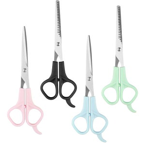 散髪ばさみ 子供用 ベビー用 家庭用 ステンレス製 セルフカット すきばさみ カットばさみ 理髪用 美容師用 ペット用 切れ味抜群 軽量 高精度 6.0インチ