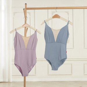 レオタード レディース 大人 バレエ クラシックダンス 中国舞 ダンス レッスンウェア 練習着 発表会 体操 衣装 オープンバック キャミソール ライクラ混 ナイロン生地 無地 速乾性 薄手 フィ