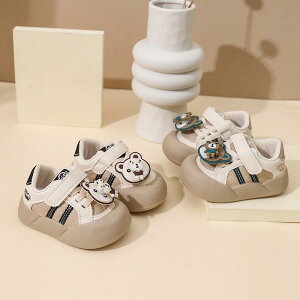 スニーカー キッズ ベビー 男の子 女の子 撥水加工 滑り止め付き 耐久性 柔らかい底 マジックテープ 合皮素材 カジュアル ローカット かわいい 普段使い 通園 散歩 運動靴 春秋 1歳 2歳 3歳 ブ