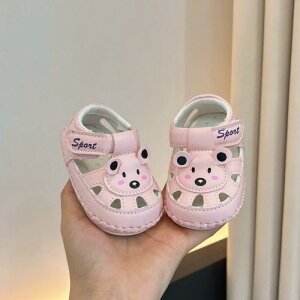 ベビーサンダル ファーストシューズ 男の子 女の子 男女兼用 赤ちゃん 0歳 1歳 3ヶ月 12ヶ月 通気性 蒸れにくい 滑り止め 脱げにくい 柔らかラバーソール マジックテープ かわいいキャラクタ