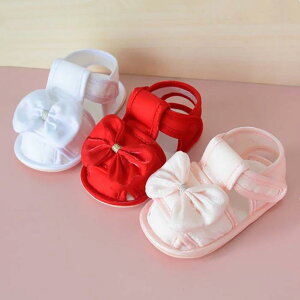サンダル ベビー 女の子 春夏 ファーストシューズ 学歩 やわらか底 ソフトソール 通気性 滑り止め 脱げにくい 布製 プリンセス お姫様 0ヶ月 1歳