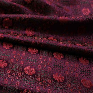 生地 中国風 中華風 レトロ アンティーク調 手織り ジャガード織り 錦織り 織錦緞 シルク調 ポリエステル 舞台衣装 コスプレ 唐装 モンゴル袍 チベット袍 装飾用 布地 秋冬