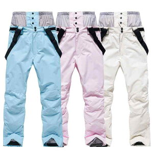 スノーボードパンツ サロペット レディース メンズ ユニセックス カップル ペア 防風 防水 保温 厚手 中綿入り スキー アウトドア 秋冬