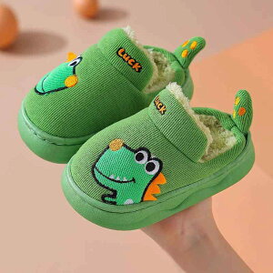 スリッパ キッズ ベビー 子供 幼児 男の子 女の子 保温 暖かい 防寒 モコモコ 滑り止め 綿製 秋冬 室内履き ルームシューズ つま先保護 かかと付き