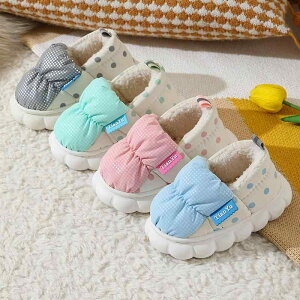 キッズ 子供用 ルームシューズ スリッパ 男の子 女の子 滑り止め あったか 保温 通気性 コットン ボア 厚手 ふわふわ 室内履き かかと付き かわいい キャラクターデザイン EVA底 冬物