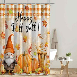 シャワーカーテン 防水 防カビ ハロウィン柄 デジタルプリント ポリエステル製 バスルーム お風呂 ユニットバス アメリカンスタイル かわいい おしゃれ
