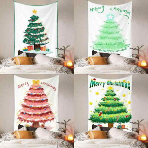 タペストリー クリスマスツリー 韓国風 シンプル おしゃれ クリスマス飾り 壁掛け ウォールデコレーション インテリア 雰囲気作り 背景布 寝室 リビング 部屋 寮 書斎 子供部屋 ポリエステ
