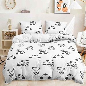 掛け布団カバー 猫柄 かわいい 3D おしゃれ 和風 シンプル モダン 爽やか 清潔感 ピーチスキン加工 デジタルプリント 化繊 肌に優しい 3点セット 枕カバー シングル セミダブル ダブル クイー