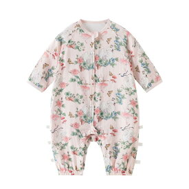 スリーパー ベビー 足つき 竹綿 ガーゼ オールシーズン 寝冷え防止 長袖 パジャマ かわいい キャラクター柄 1歳 2歳 3歳 快適 安心 安全基準A