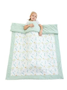 お昼寝ケット ベビー 子供用 体温調節 接触冷感 シルク コットン ドット柄 もこもこ ふわふわ オールシーズン Aクラス安全基準